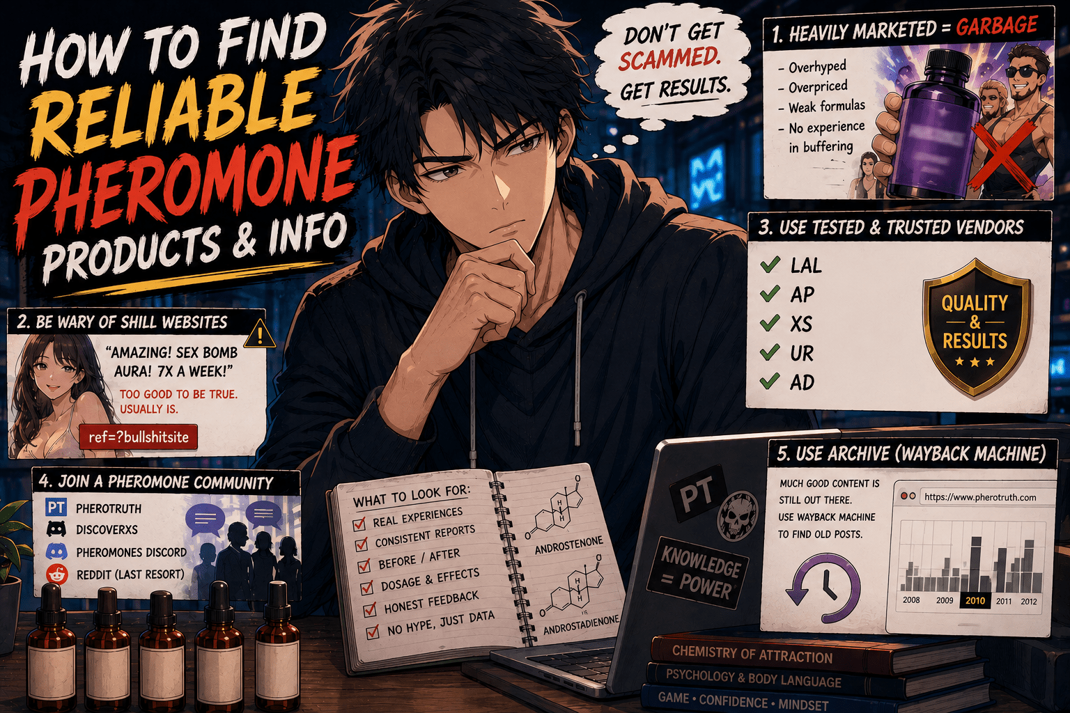 How to find Reliable Pheromone products and info